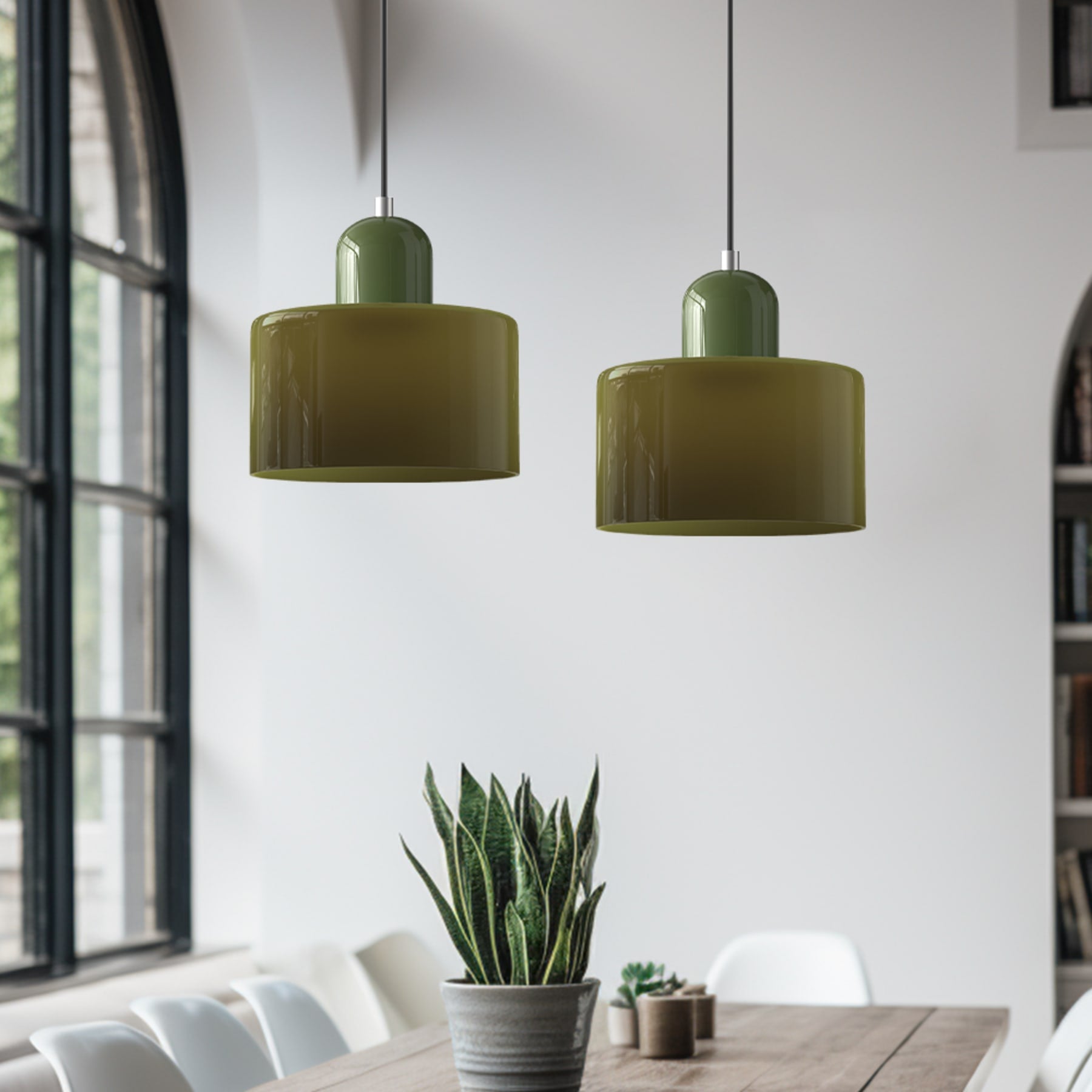 Modern Glass Pendant Light for Dining Room and Kitchen — Greenwich Home & Living