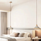 Rustic Wood and Concrete-Look Pendant Light With Warm White Glow for Dining Room — Greenwich Home & Living