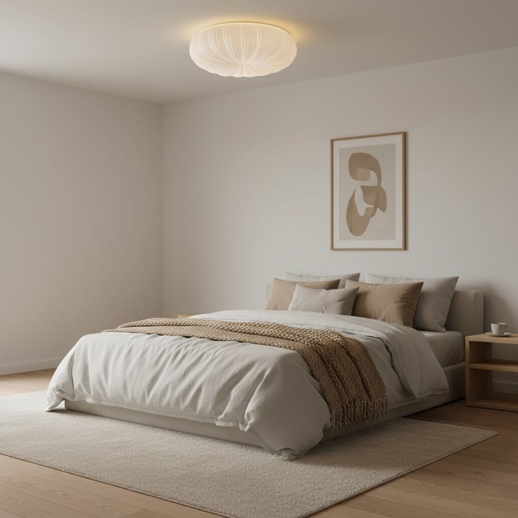 Minimalist Flush Mount Ceiling Light With Tri-Color Light Living Room — Greenwich Home & Living