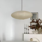 Bohemian Rattan Pendant Light With Xuan Paper Shade for Living Room — Greenwich Home & Living