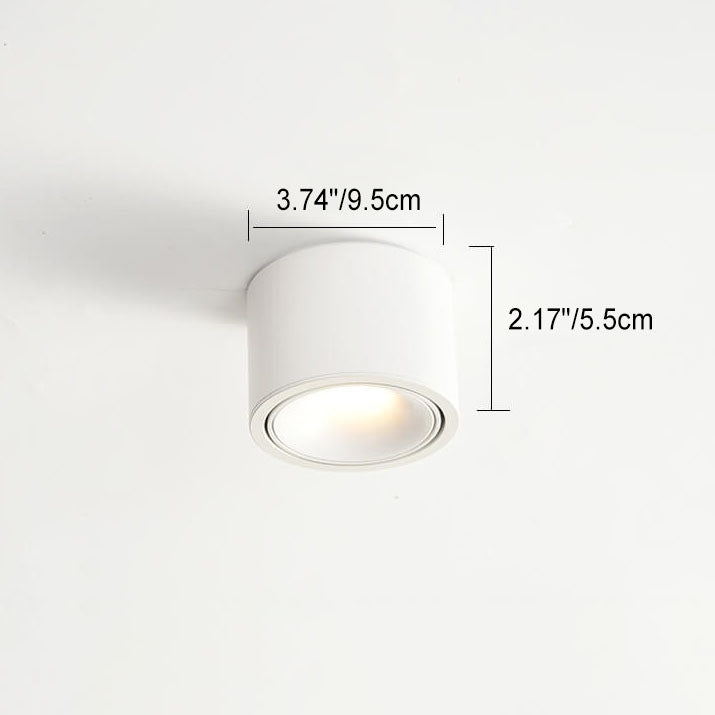 Modern Iron Flush Mount Ceiling Light With Integrated LED — Greenwich Home & Living