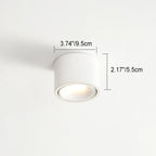 Modern Iron Flush Mount Ceiling Light With Integrated LED — Greenwich Home & Living
