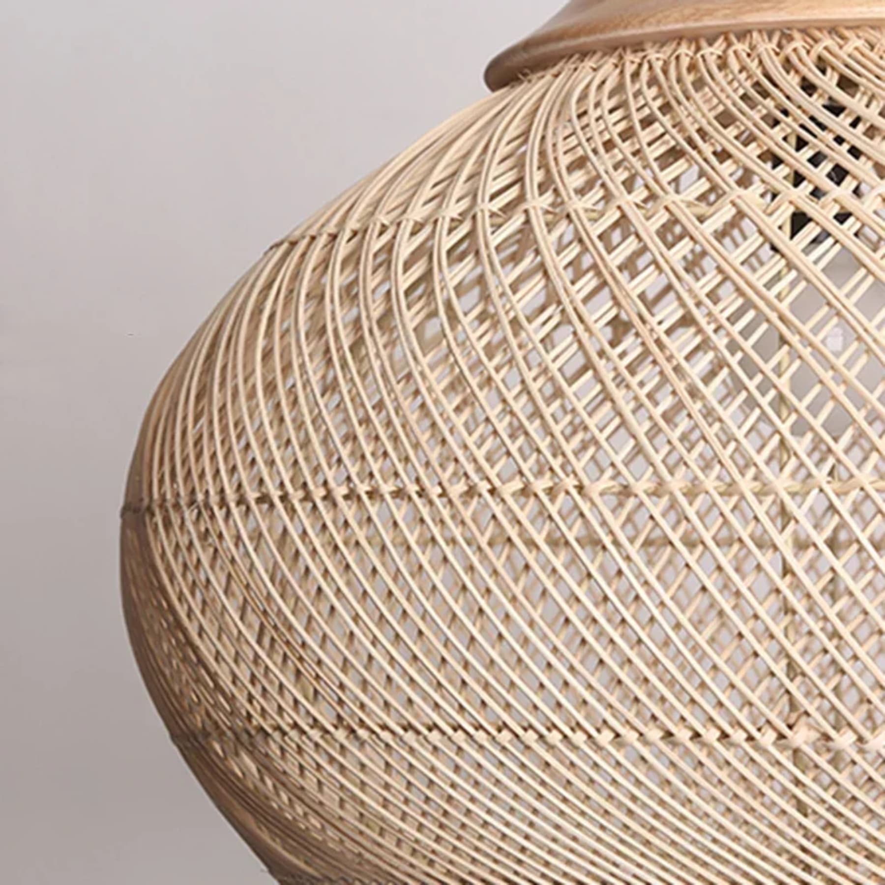 Woven Rattan Bohemian Pendant Light for Living and Dining Rooms — Greenwich Home & Living
