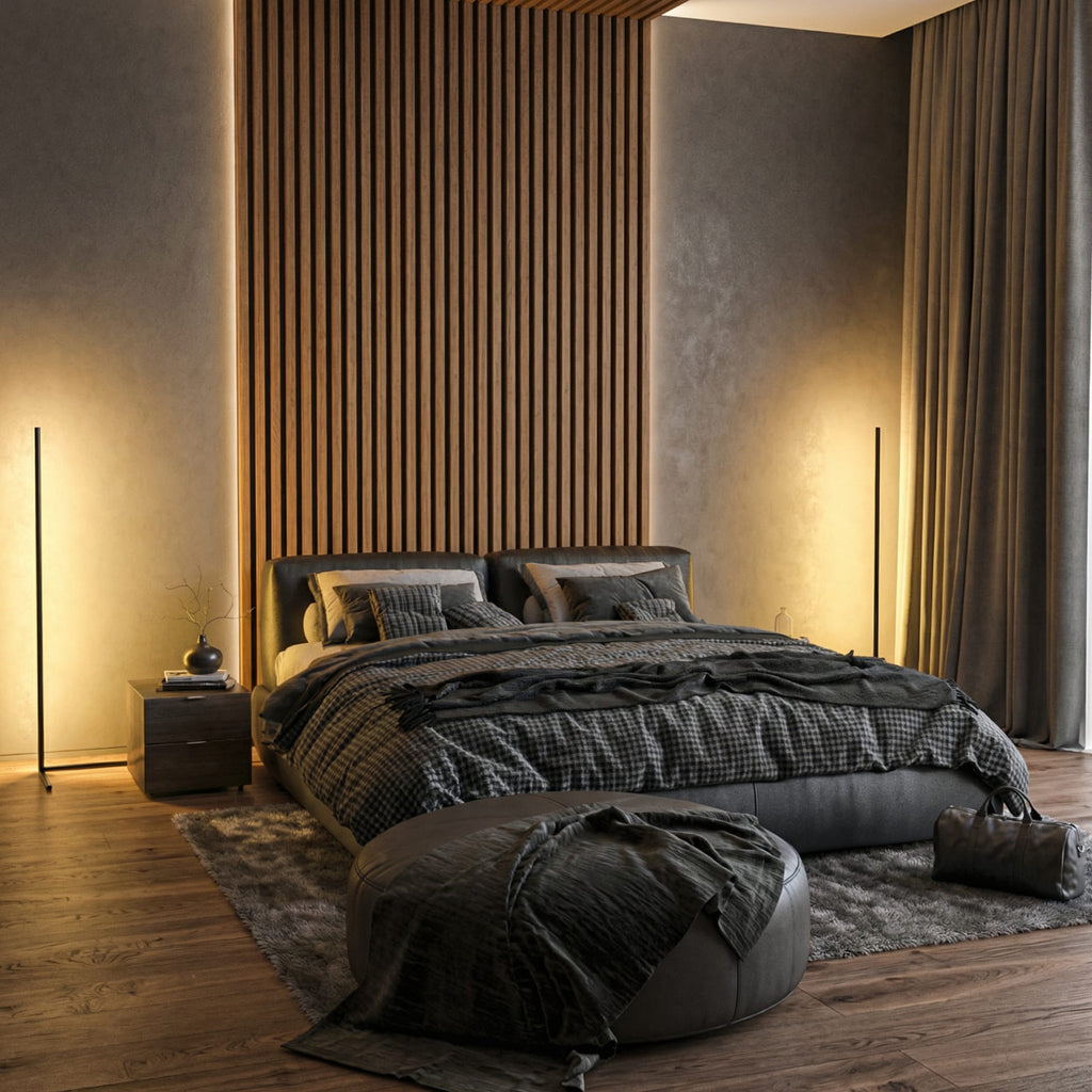 Minimalist Metal Floor Lamp for Living Room and Bedroom — Greenwich Home & Living