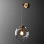 Modern Wrought Iron Wall Light for Living Room and Bedroom in Gold — Greenwich Home & Living