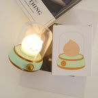 Matte Plastic Cordless Table Lamp With Warm White Light for Bedroom — Greenwich Home & Living