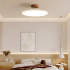 Retro Metal Semi-Flush Mount Ceiling Light With Three-Color Light — Greenwich Home & Living