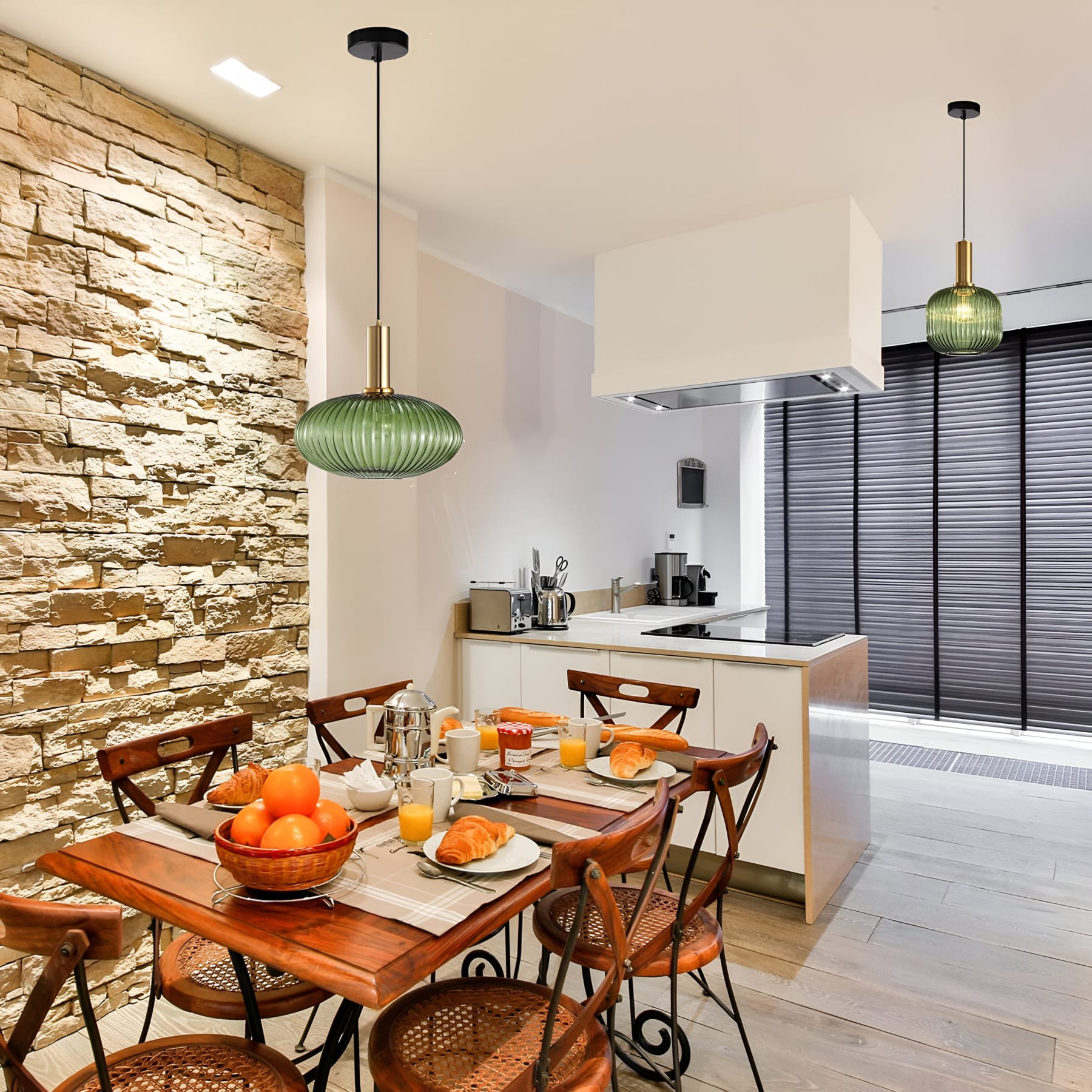 Contemporary Glass Pendant Light for Living and Dining Rooms — Greenwich Home & Living