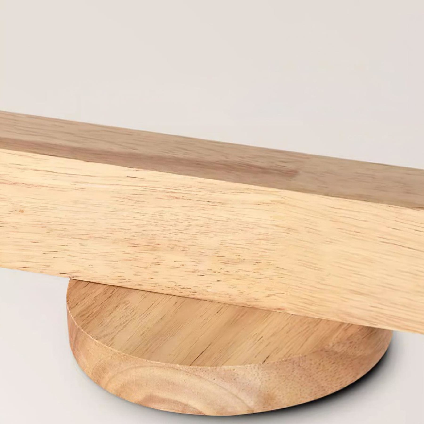 Modern Linear Walnut Wood Ceiling Light With Selectable Color Temperature — Greenwich Home & Living