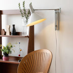 Retro Metal Wall Light With Tri-Color Lighting for Bedroom — Greenwich Home & Living