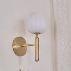 Contemporary Iron and Glass Wall Light With Dual Color Temperature — Greenwich Home & Living