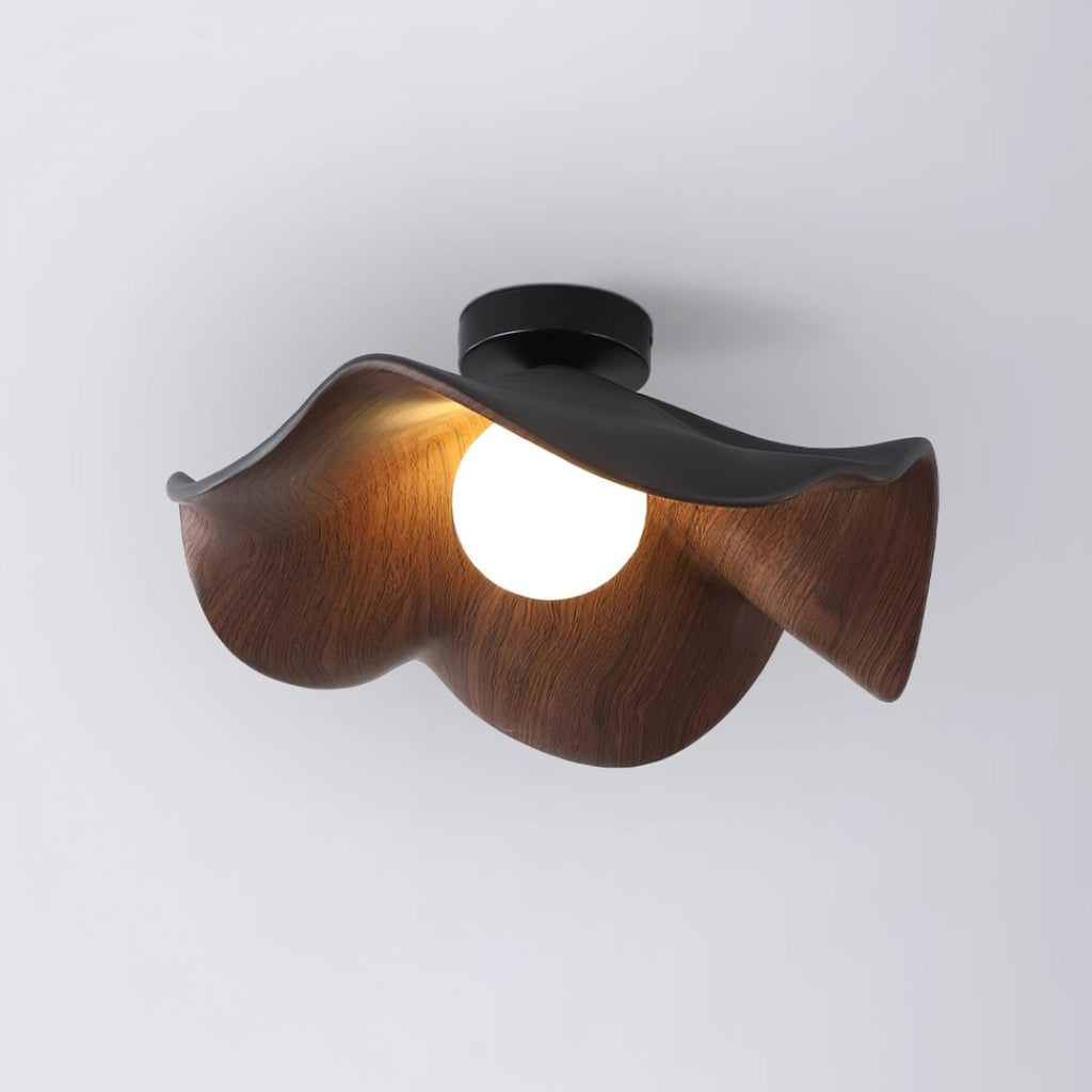Scandinavian Resin Ceiling Light With Three-Color Light for Living Room — Greenwich Home & Living