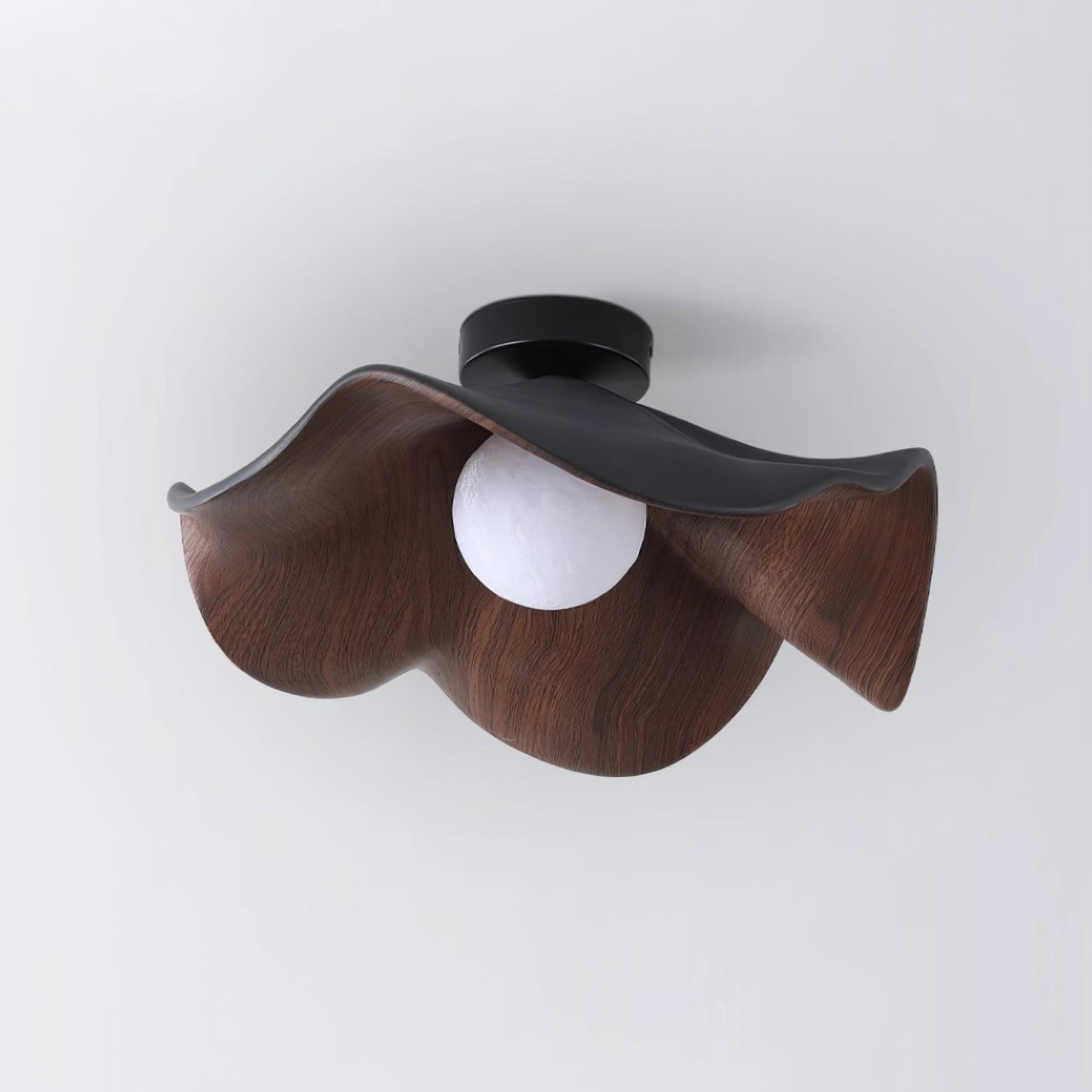 Scandinavian Resin Ceiling Light With Three-Color Light for Living Room — Greenwich Home & Living
