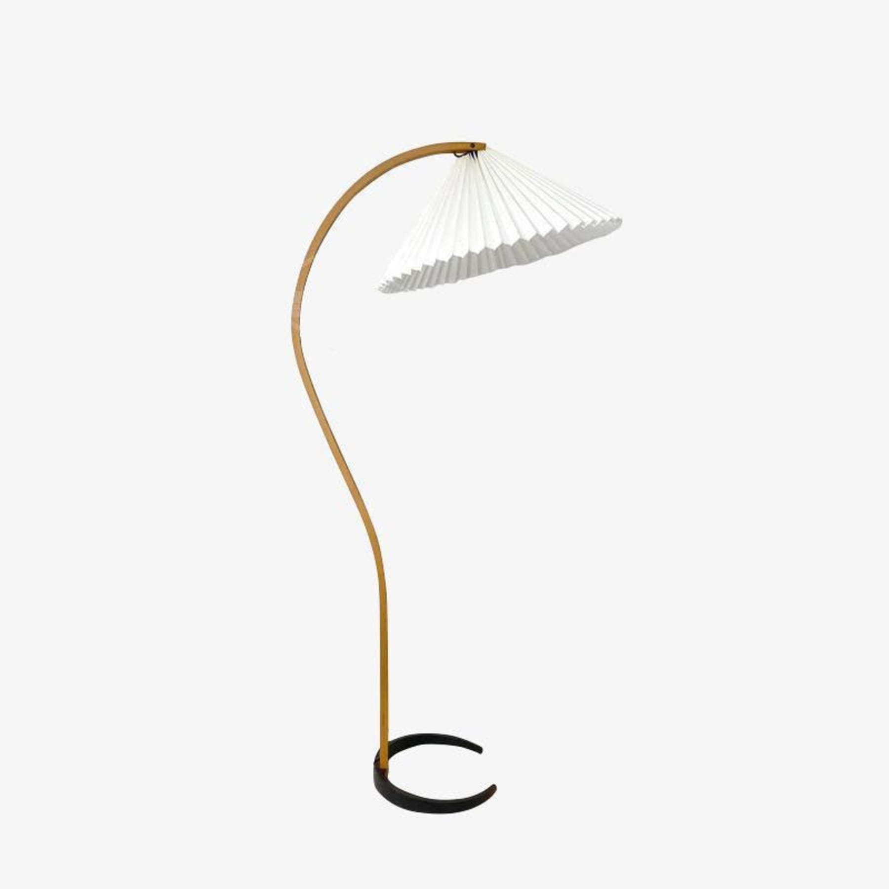 Scandinavian Wood Floor Lamp With Fabric Shade for Living Room — Greenwich Home & Living
