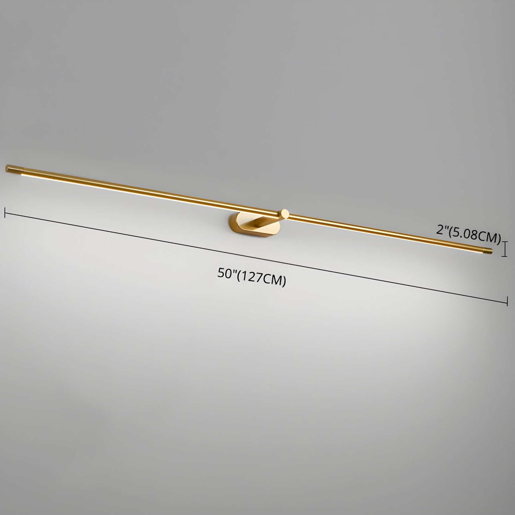 Minimalist Metal Wall Light With Adjustable Color Temperature — Greenwich Home & Living