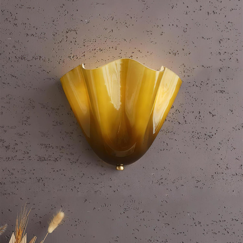 Retro Glass Wall Light With Warm Glow for Living Room and Hallway — Greenwich Home & Living