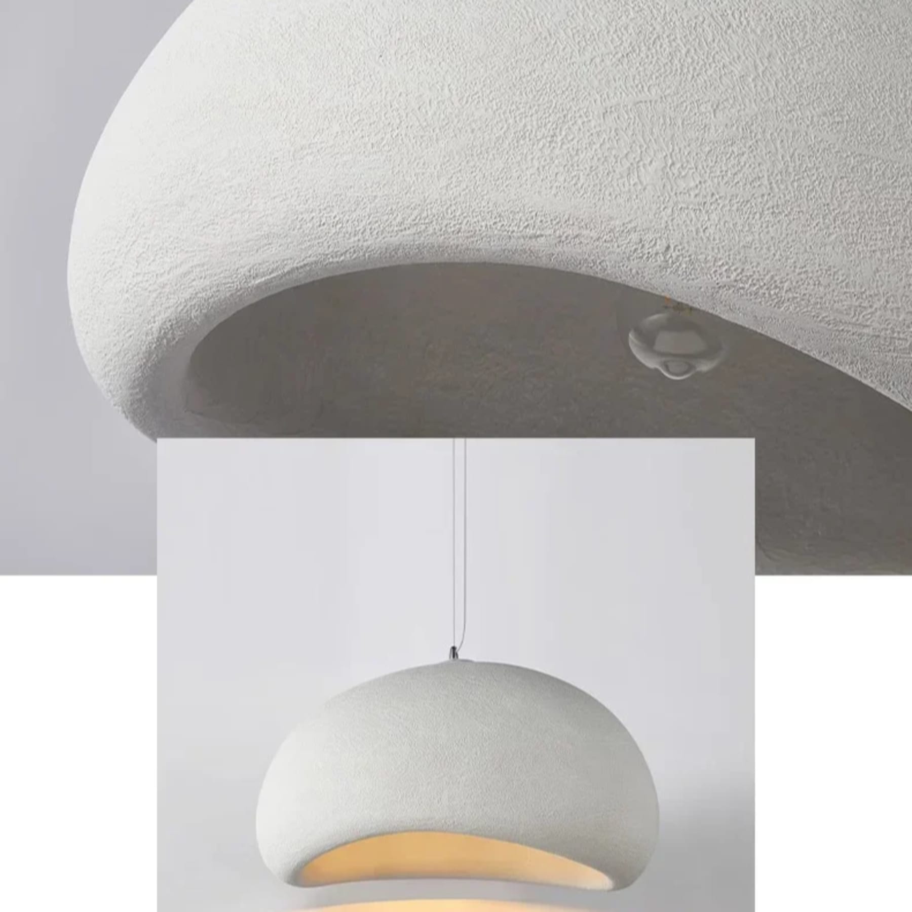 Minimalist Polystyrene Pendant Light for Living Room and Dining Room — Greenwich Home & Living