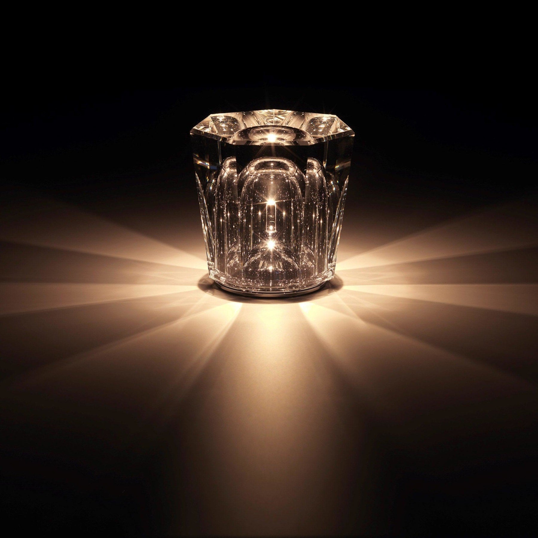 Modern Crystal Table Lamp With Warm Glow For Living Room and Bedroom — Greenwich Home & Living
