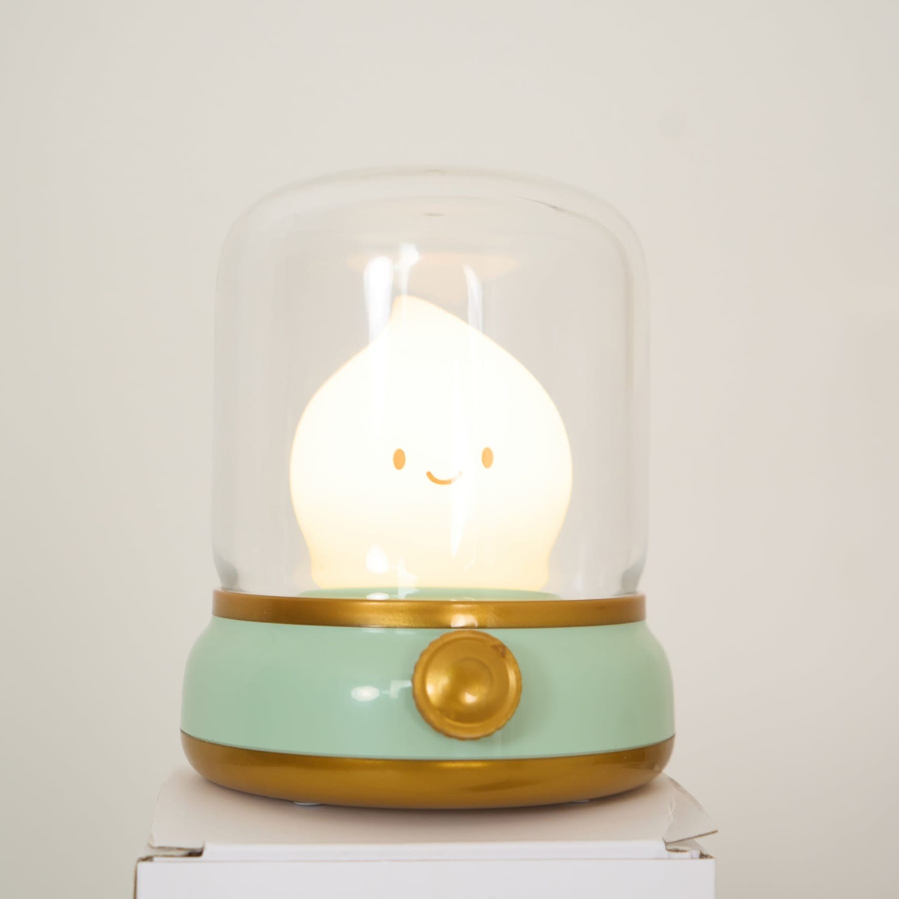 Matte Plastic Cordless Table Lamp With Warm White Light for Bedroom — Greenwich Home & Living