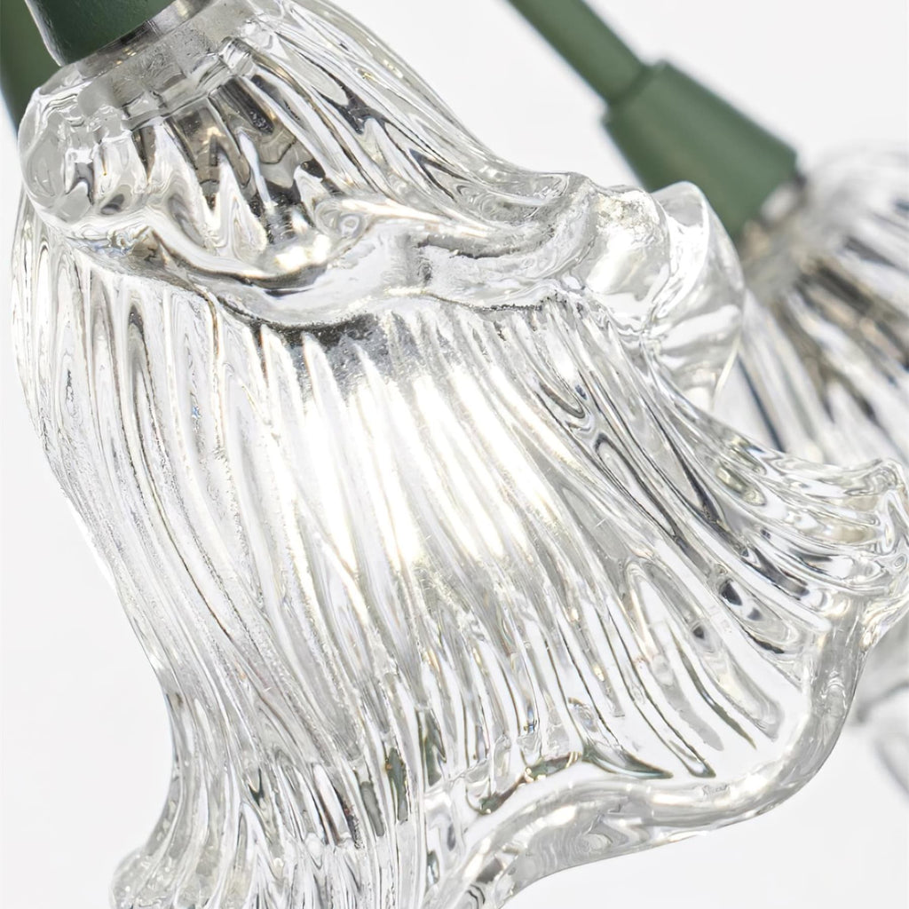 Contemporary Glass Table Lamp With USB Power for Living Room and Bedroom — Greenwich Home & Living
