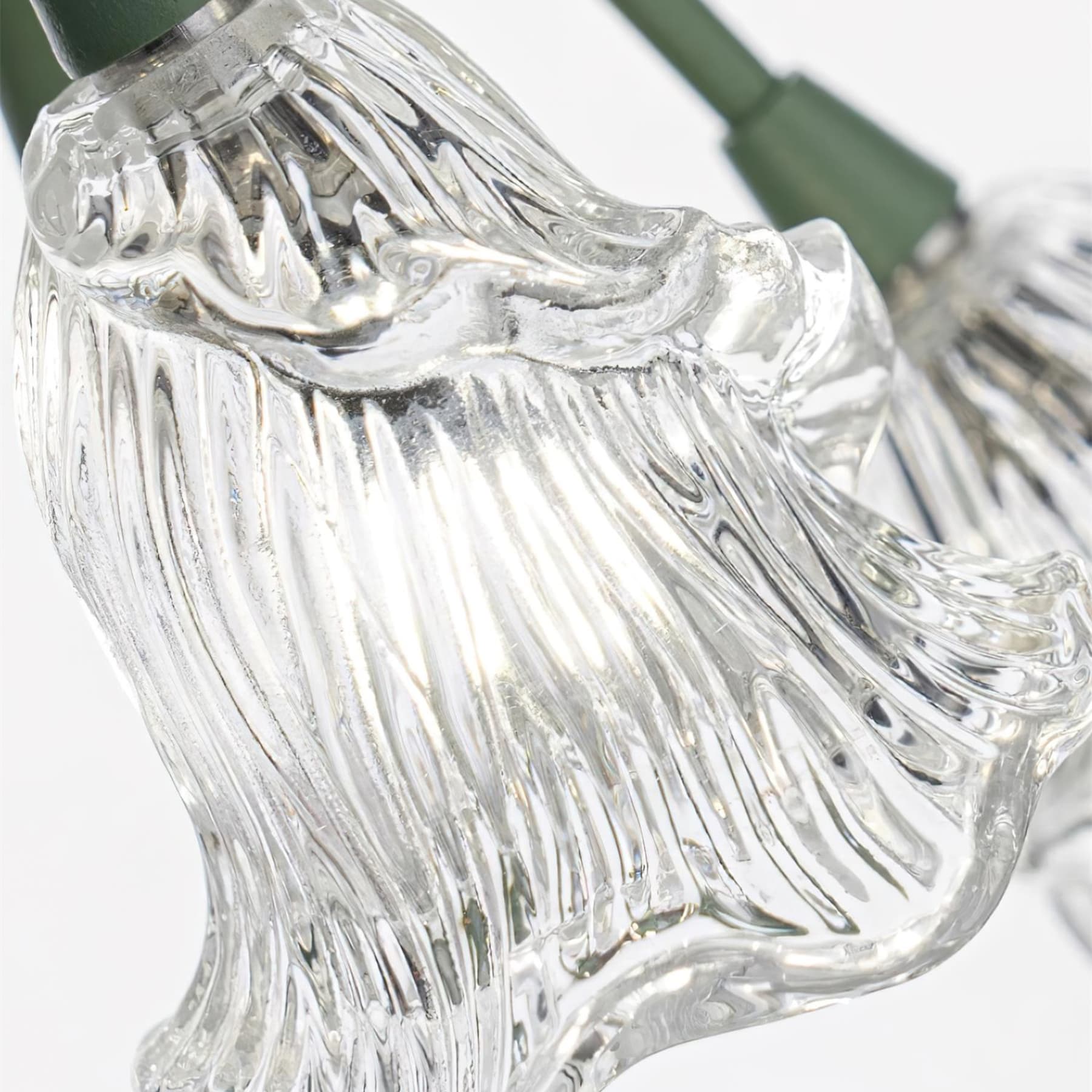 Contemporary Glass Table Lamp With USB Power for Living Room and Bedroom — Greenwich Home & Living