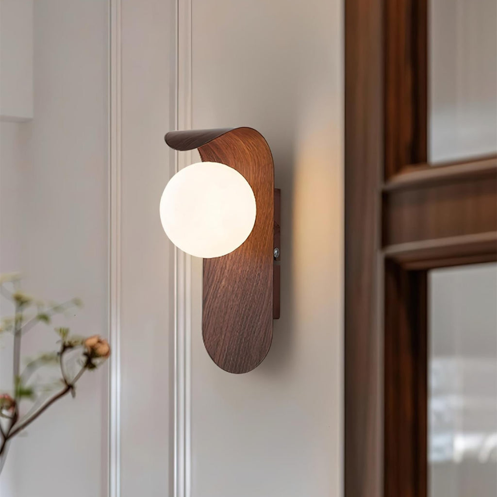 Minimalist Wood Wall Light With Tri-Color Changing Glow — Greenwich Home & Living