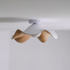 Scandinavian Resin Ceiling Light With Three-Color Light for Living Room — Greenwich Home & Living