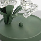 Contemporary Glass Table Lamp With USB Power for Living Room and Bedroom — Greenwich Home & Living