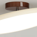 Retro Metal Semi-Flush Mount Ceiling Light With Three-Color Light — Greenwich Home & Living