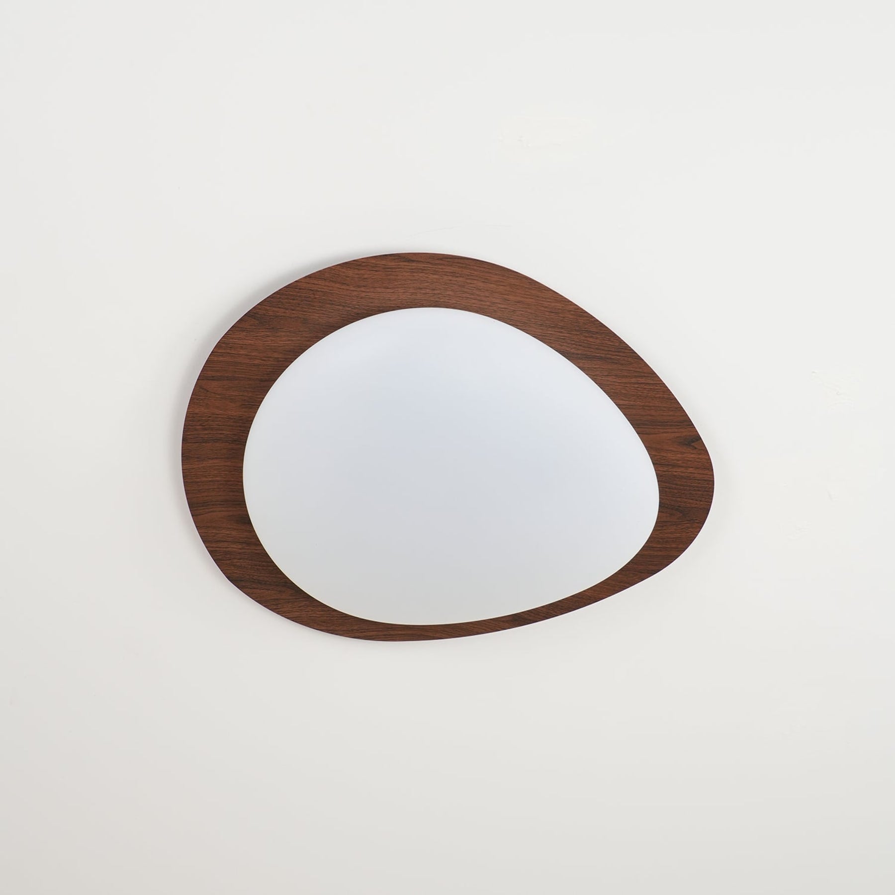 Scandinavian Wood Flush Mount Ceiling Light With Adjustable Color Temperature — Greenwich Home & Living