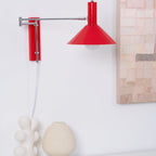 Retro Metal Wall Light With Tri-Color Lighting for Bedroom — Greenwich Home & Living