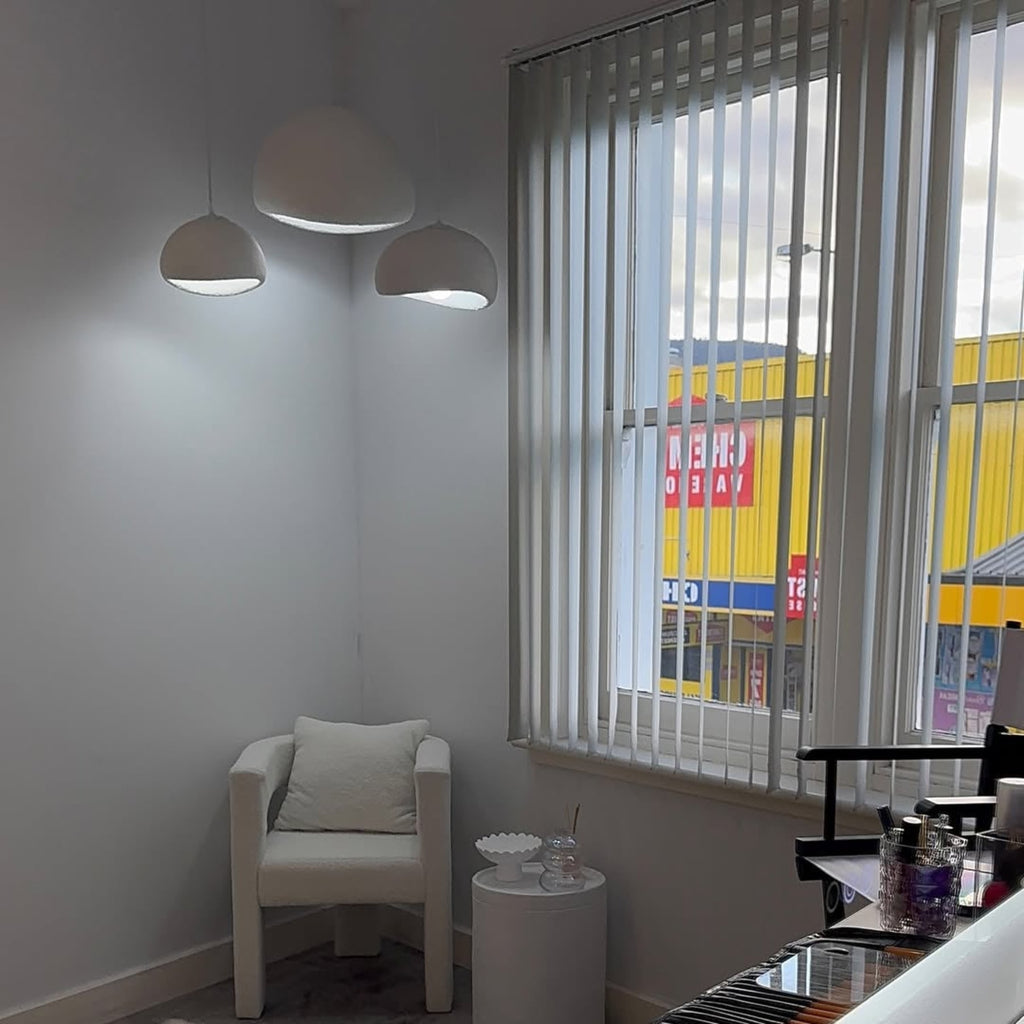 Minimalist Polystyrene Pendant Light for Living Room and Dining Room — Greenwich Home & Living