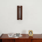 Contemporary Acrylic and Wood Wall Light With Tri-Color Lighting — Greenwich Home & Living