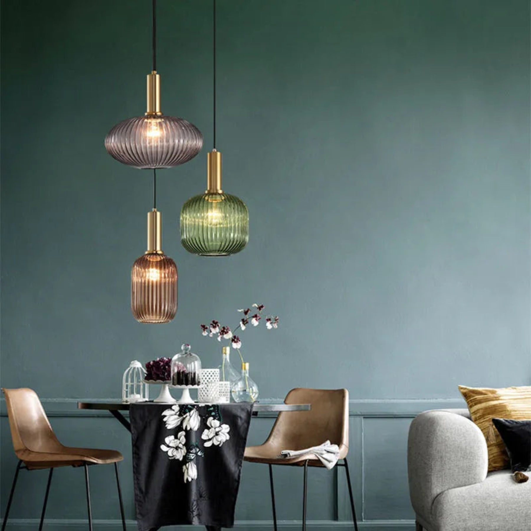 Contemporary Glass Pendant Light for Living and Dining Rooms — Greenwich Home & Living