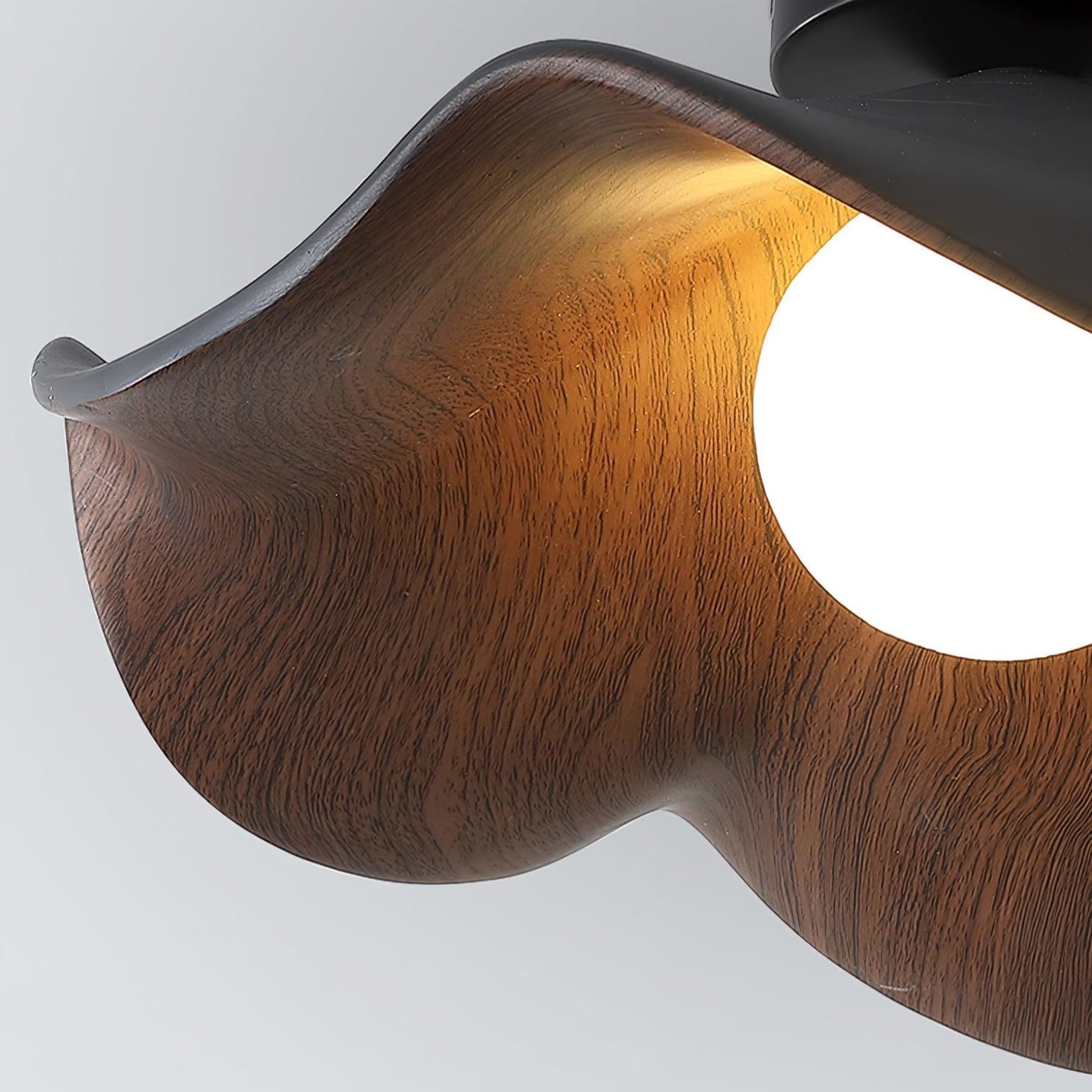 Scandinavian Resin Ceiling Light With Three-Color Light for Living Room — Greenwich Home & Living