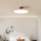 Retro Metal Semi-Flush Mount Ceiling Light With Three-Color Light — Greenwich Home & Living