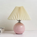 Contemporary Ceramic Table Lamp With Fabric Shade for Living Room — Greenwich Home & Living