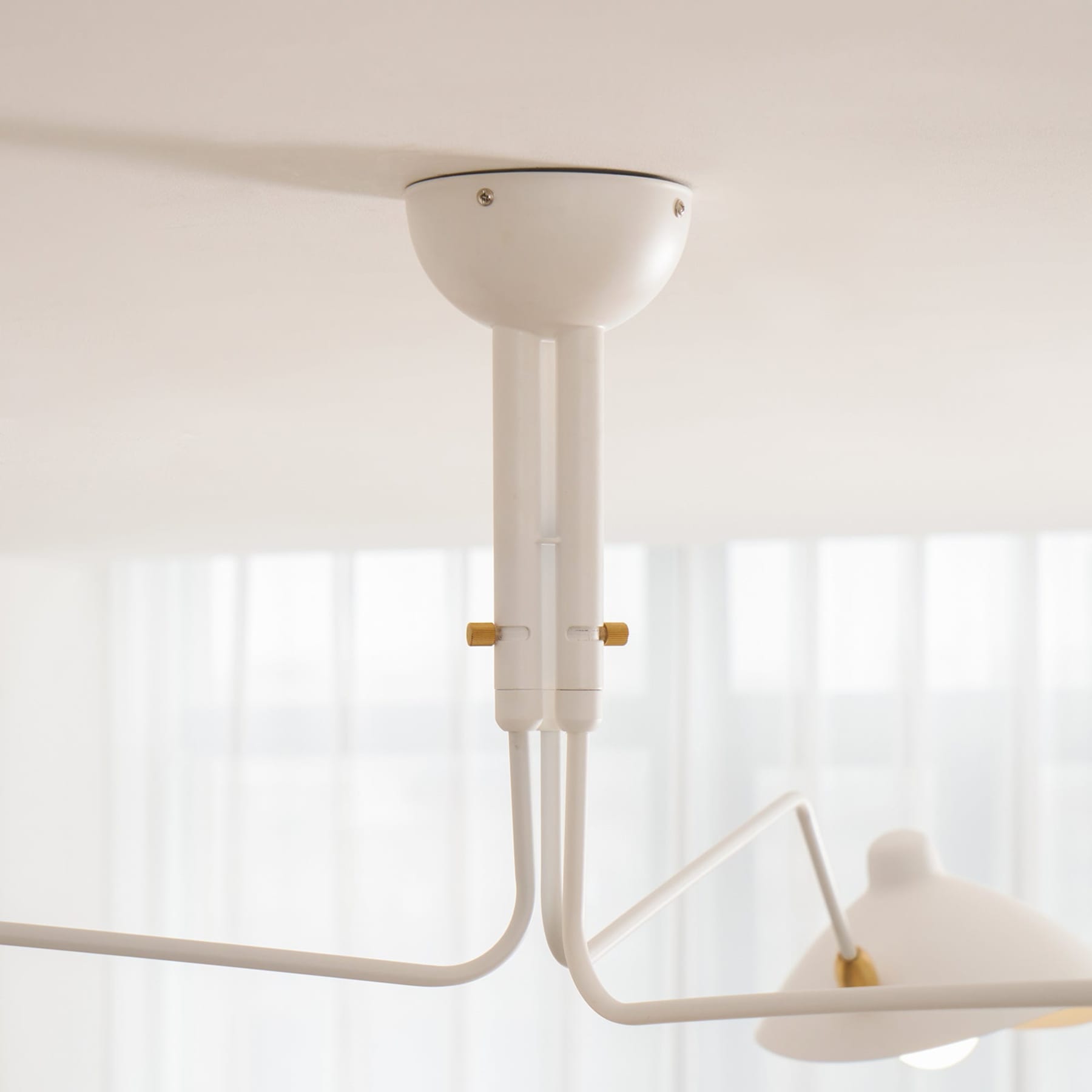 Modern Linear Metal Ceiling Light With Adjustable Color Temperature — Greenwich Home & Living