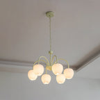 Retro Metal and Glass Chandelier With Selectable Color Light for Living and Dining Rooms — Greenwich Home & Living