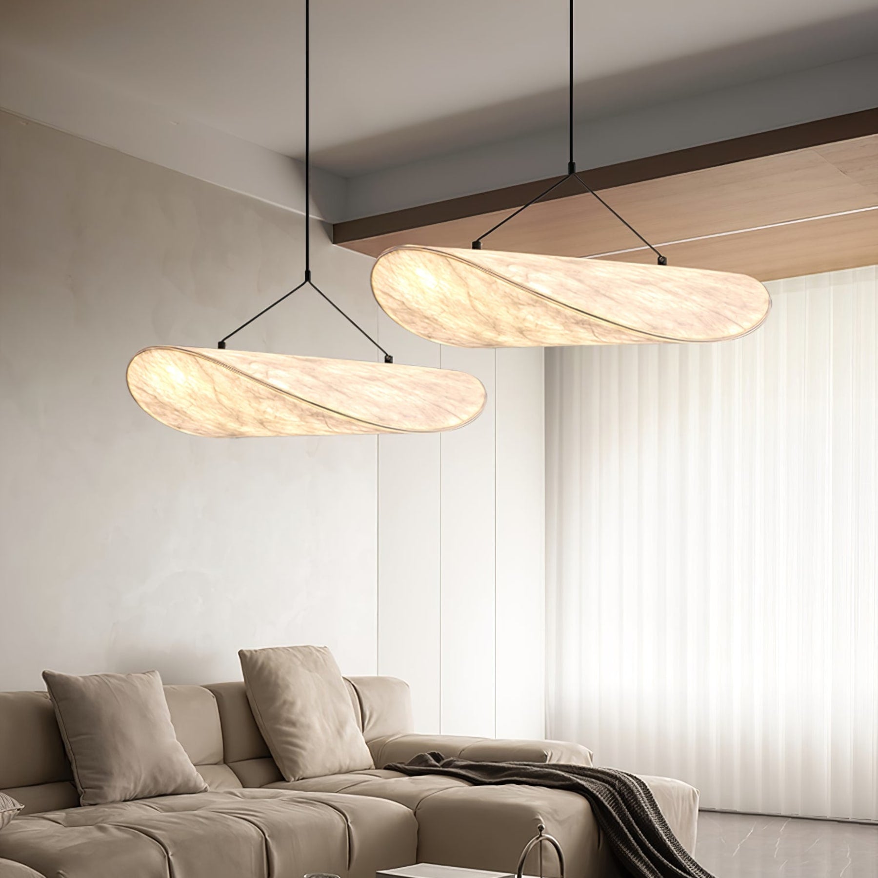 Minimalist Pendant Light With Stepless Dimming for Living and Dining Rooms — Greenwich Home & Living
