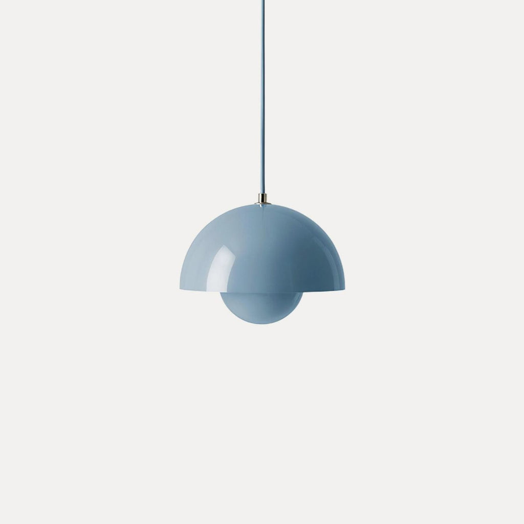 Modern Metal Pendant Light With Adjustable Color Temperature in Blue — Greenwich Home & Living
