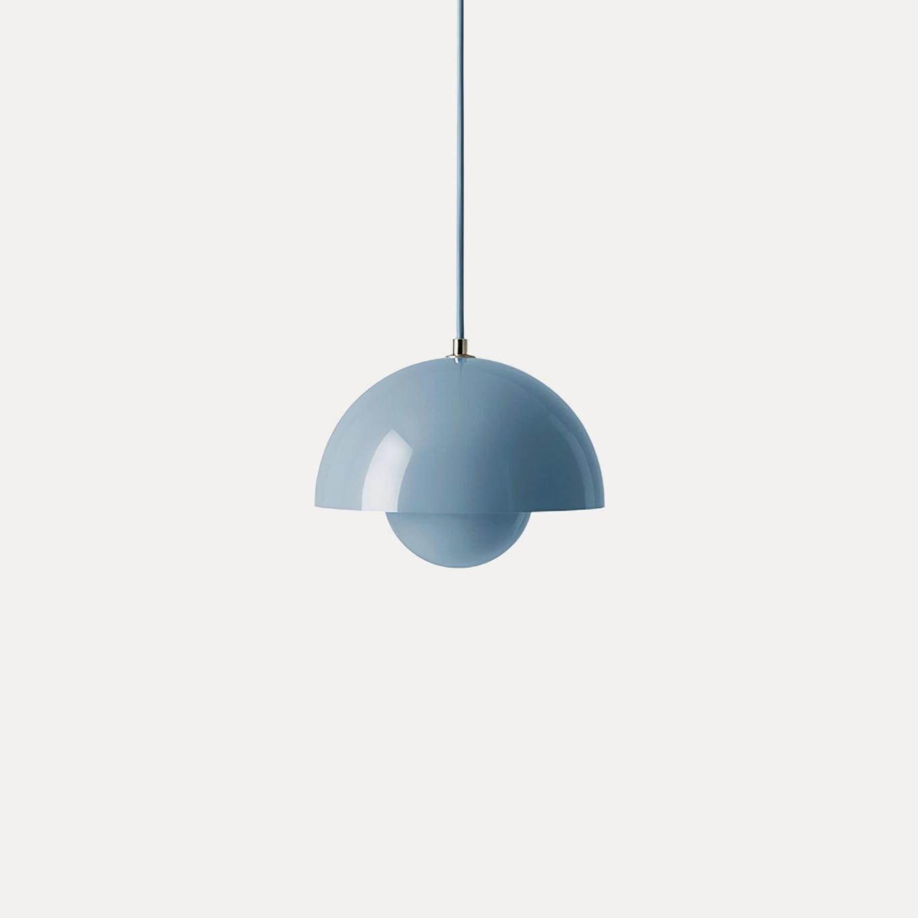 Modern Metal Pendant Light With Adjustable Color Temperature in Blue — Greenwich Home & Living