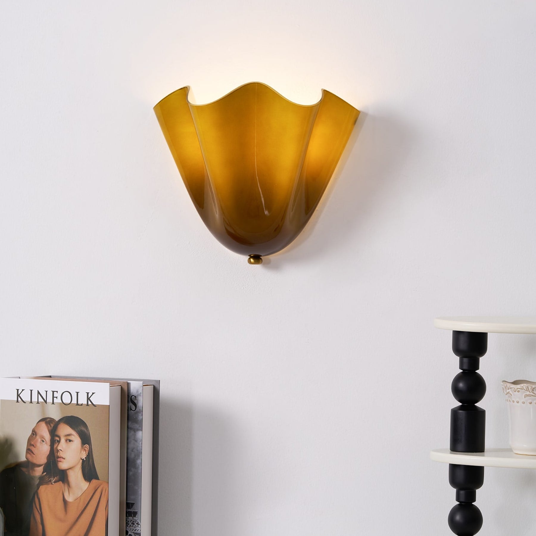 Retro Glass Wall Light With Warm Glow for Living Room and Hallway — Greenwich Home & Living