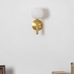 Contemporary Iron and Glass Wall Light With Dual Color Temperature — Greenwich Home & Living