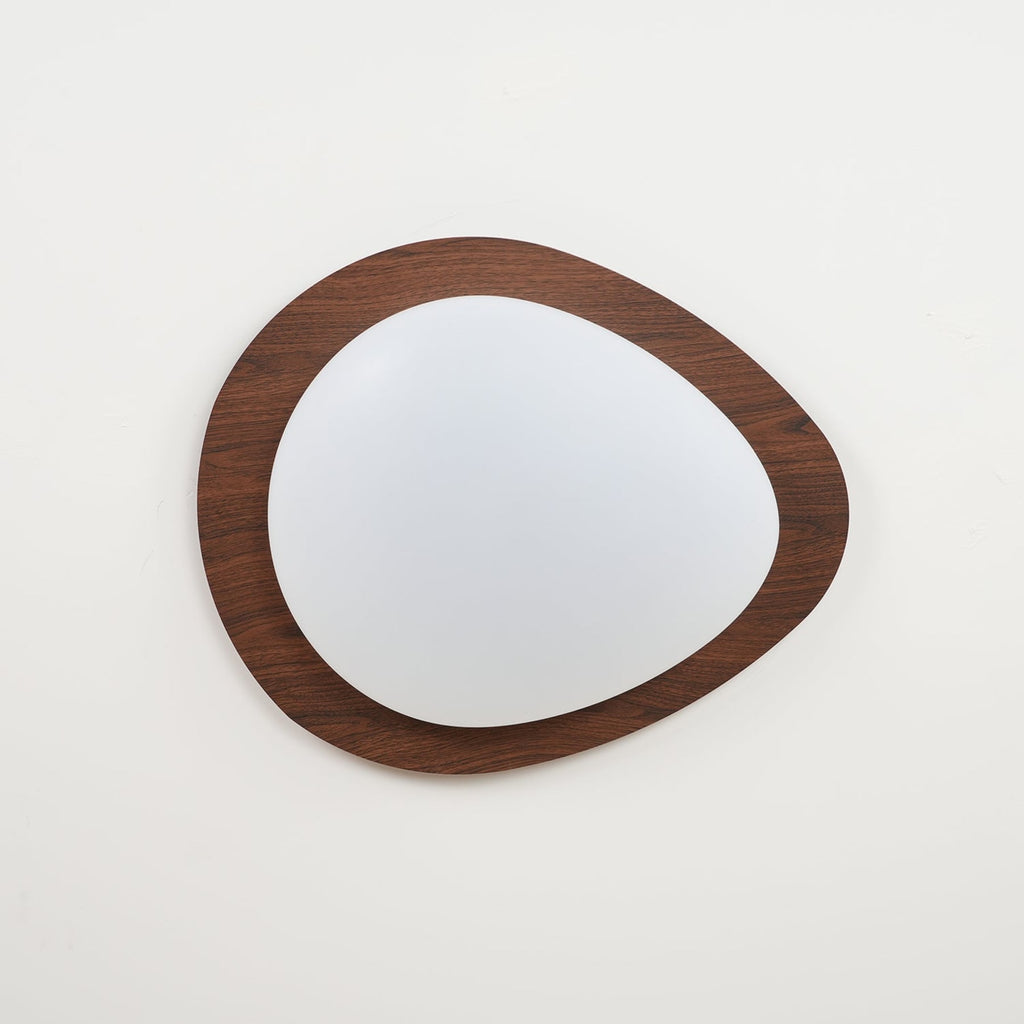 Scandinavian Wood Flush Mount Ceiling Light With Adjustable Color Temperature — Greenwich Home & Living