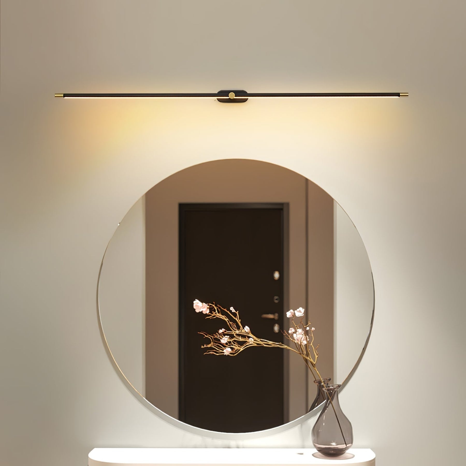 Minimalist Metal Wall Light With Adjustable Color Temperature — Greenwich Home & Living