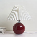 Contemporary Ceramic Table Lamp With Fabric Shade for Living Room — Greenwich Home & Living