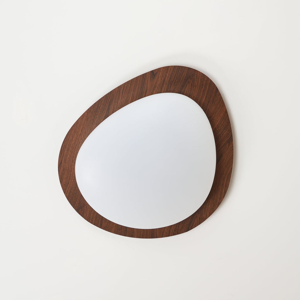 Scandinavian Wood Flush Mount Ceiling Light With Adjustable Color Temperature — Greenwich Home & Living