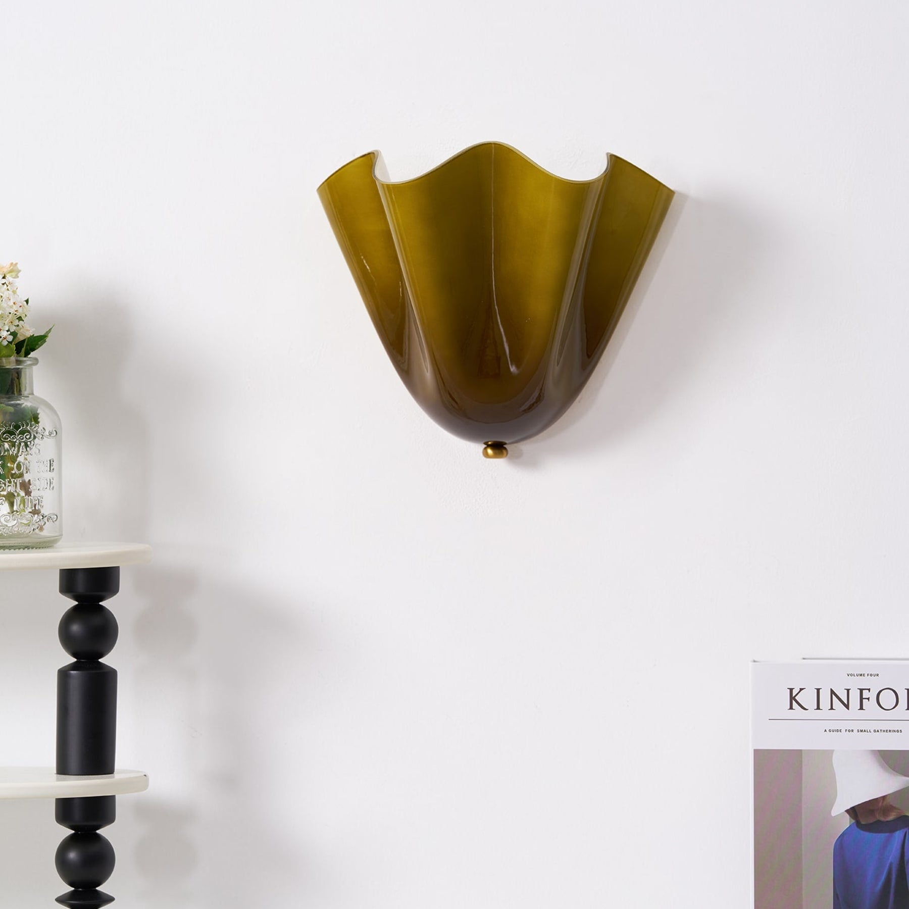 Retro Glass Wall Light With Warm Glow for Living Room and Hallway — Greenwich Home & Living