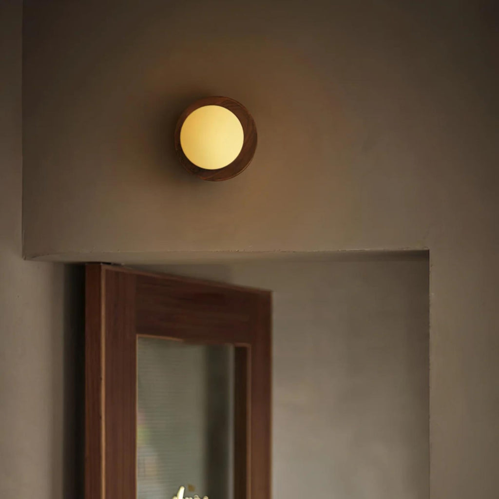 Minimalist Wood Wall Light With Selectable Color Temperature — Greenwich Home & Living